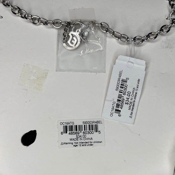 Erica Lyons Bold Gold and Silver Necklace - Picture 2 of 4